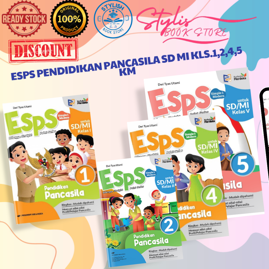 Jual ESPS PENDIDIKAN PANCASILA SD MI KELAS 1 2 3 4 5 6 KURIKULUM ...