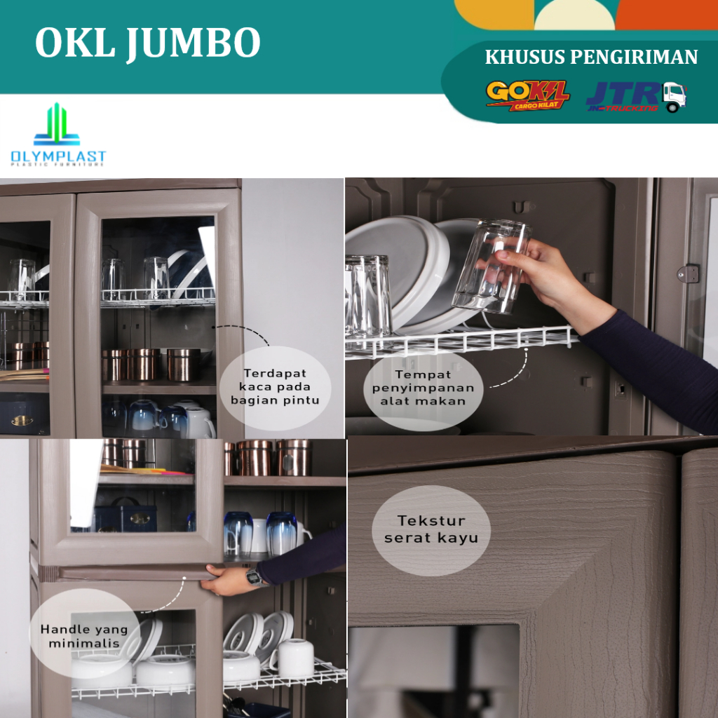 Jual Olymplast Lemari Piring | Kitchen Locker OKL A1 | OKL JUMBO ...