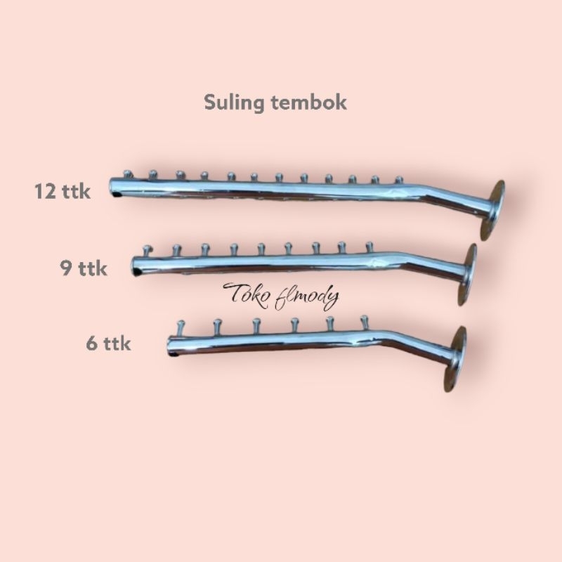 Jual Suling tembok 6 titik, 9 titik dan 12 titik (per pcs) | Shopee ...