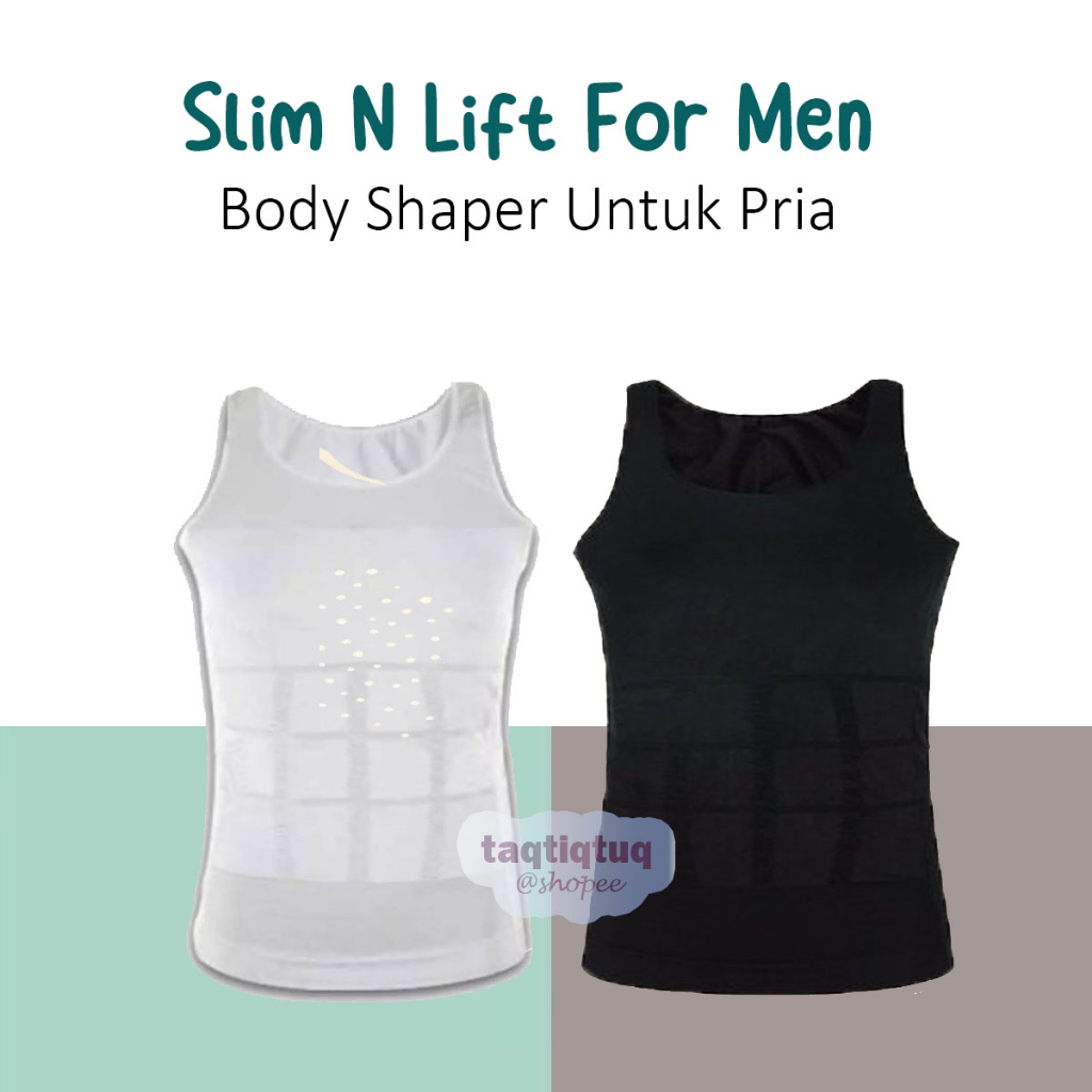 Jual TQS Slim N Lift Body Shaper For Men Baju Pelangsing Pria Korset