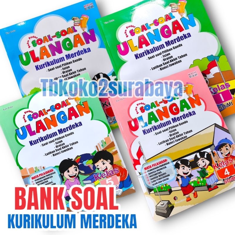 Jual BUKU PINTAR SOAL SOAL KURIKULUM MERDEKA SD KELAS 1245 DUTA ...