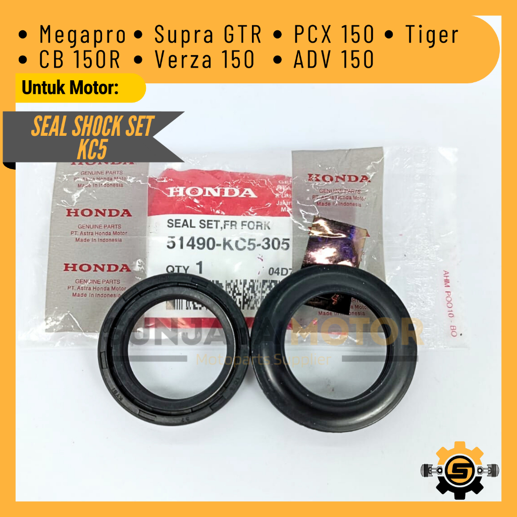 Jual Seal Shock Depan KC5 Karet Sil Sok Original Honda Megapro CB 150R Supra 150 GTR Verza PCX