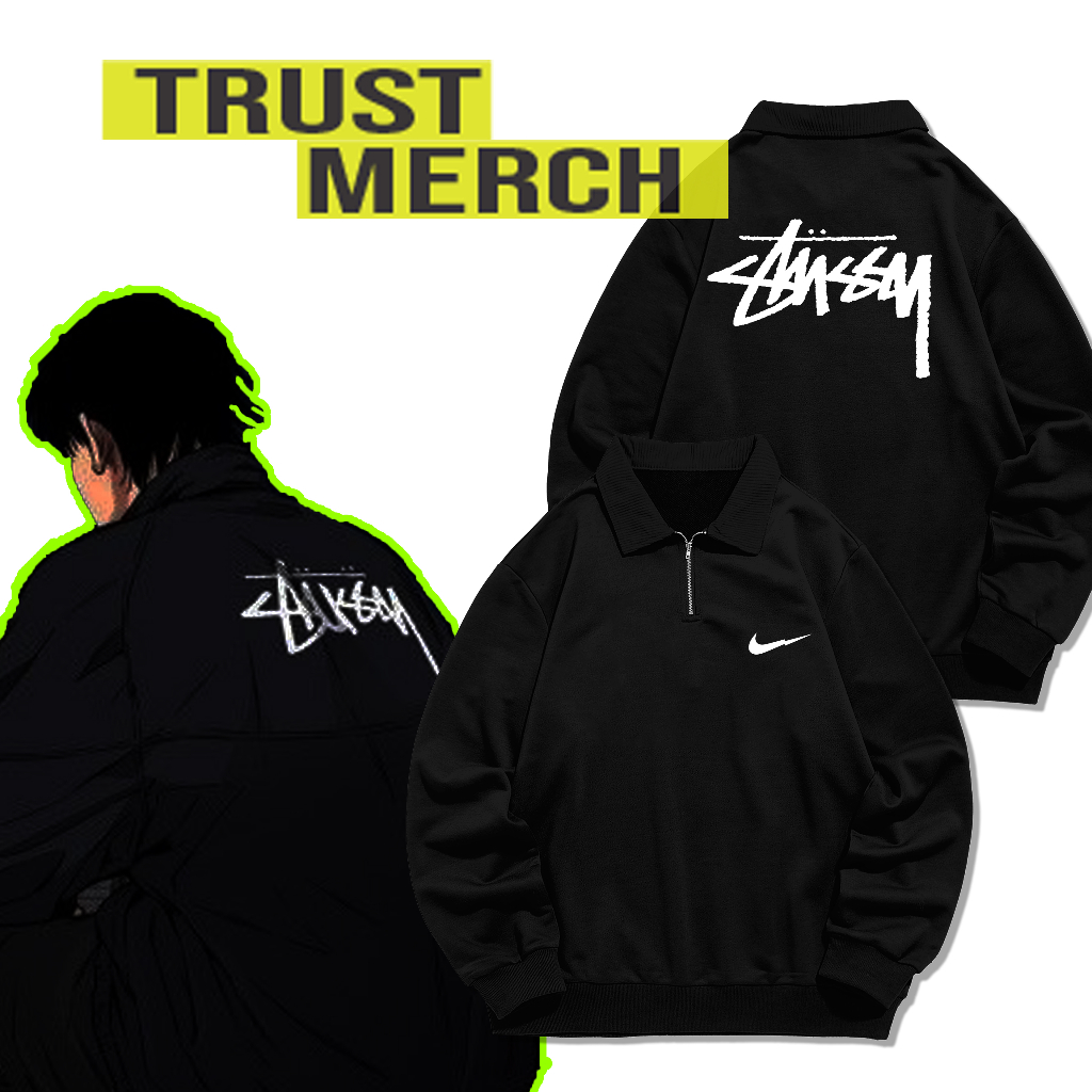 Jual Half Ziper Jayjo Windbreaker Halfziper Jayjo Stussy Outfit Komik