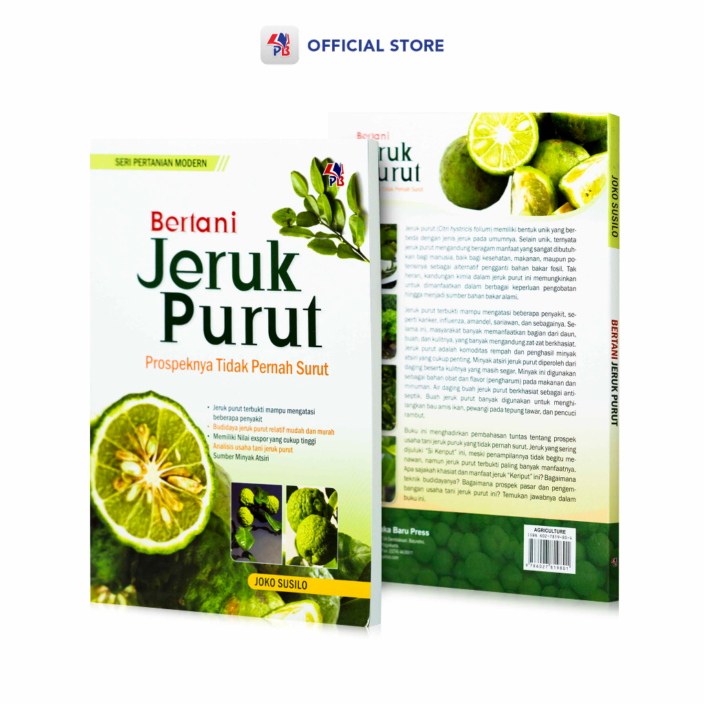 Jual Buku Pertanian Bertani Jeruk Purut Yang Prospeknya Tidak Pernah Surut Shopee Indonesia