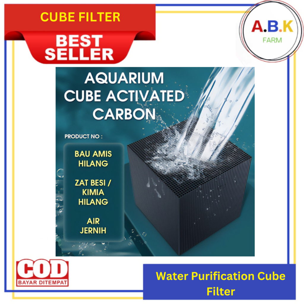 Jual MORI Water Purification Cube Filter Karbon Aktif Pemurni
