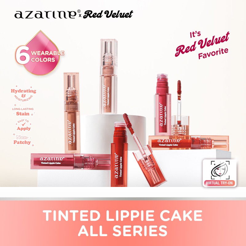 Jual [Azarine X Red Velvet] Tinted Lippie Cake Lip Tint Ala Korea ...