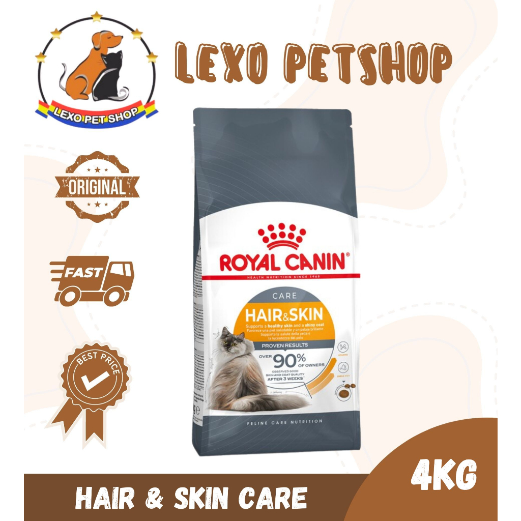 Jual Royal Canin Hair and Skin 4kg - Makanan Kucing / Cat Food | Shopee ...