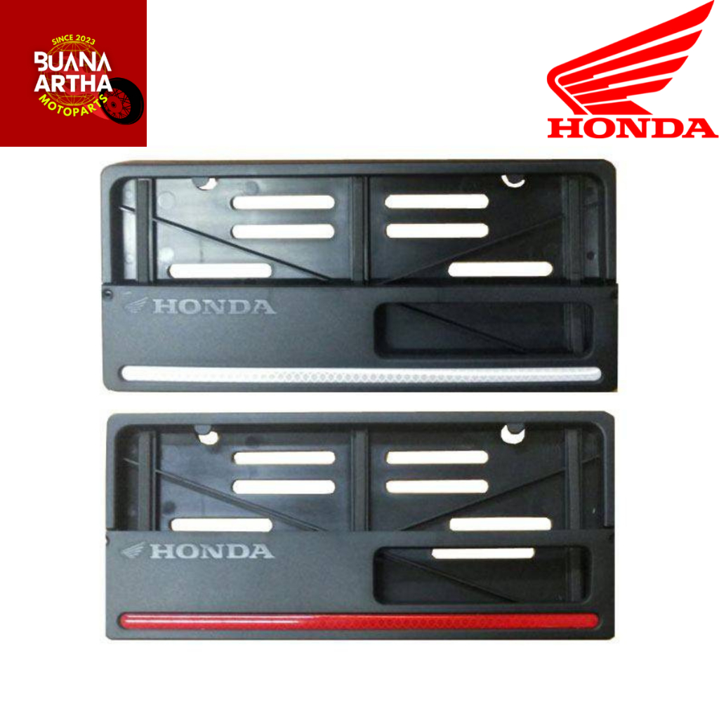 Jual Cover Plat Nomor Resmi Original Honda Shopee Indonesia