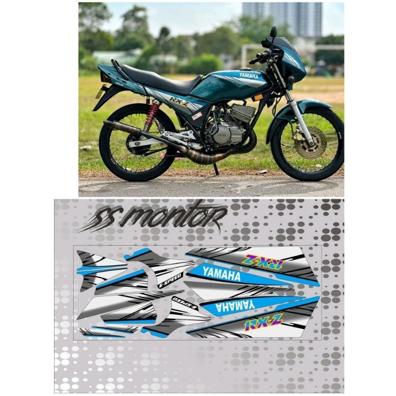 Jual striping stiker variasi rxz rx z lama | Shopee Indonesia