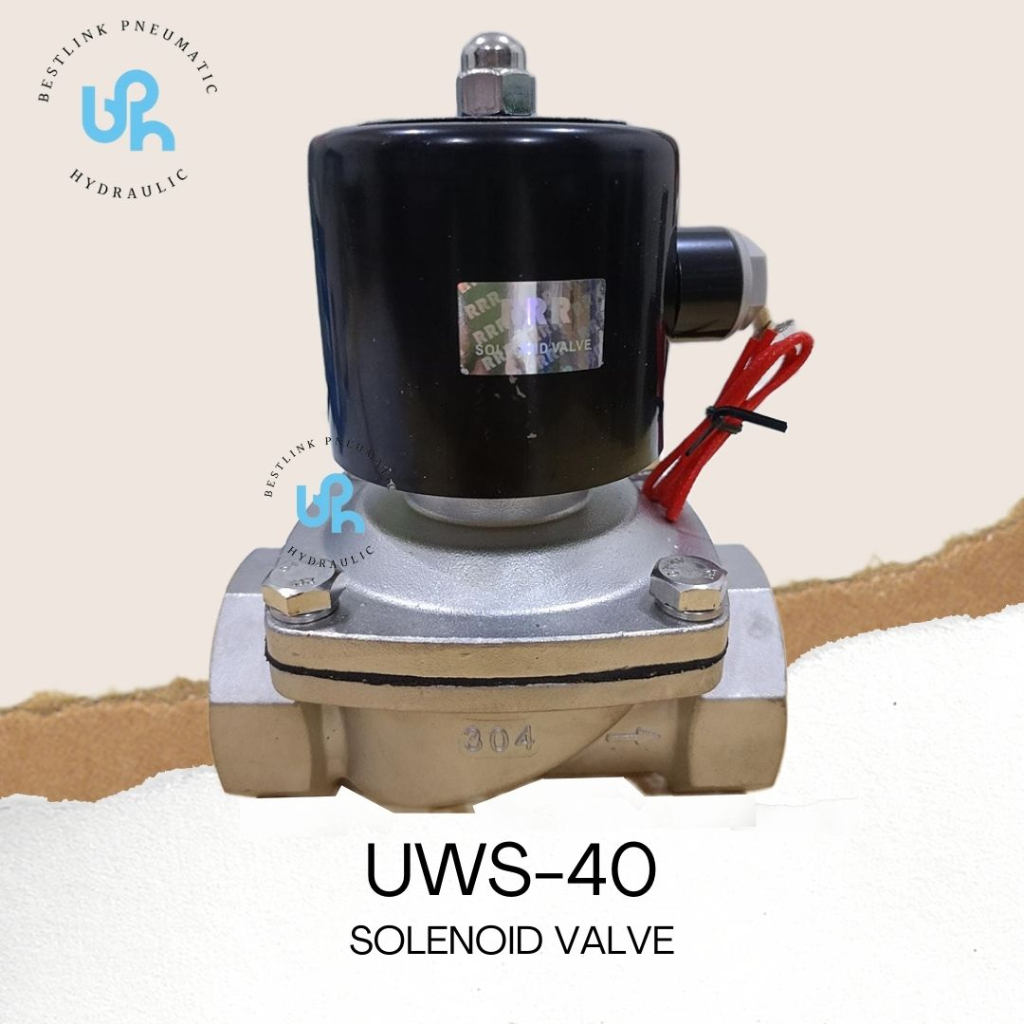 Jual SOLENOID VALVE 2WAY STAINLESS 2W-400-40S / UWS-40 DRAT 1/2 ...