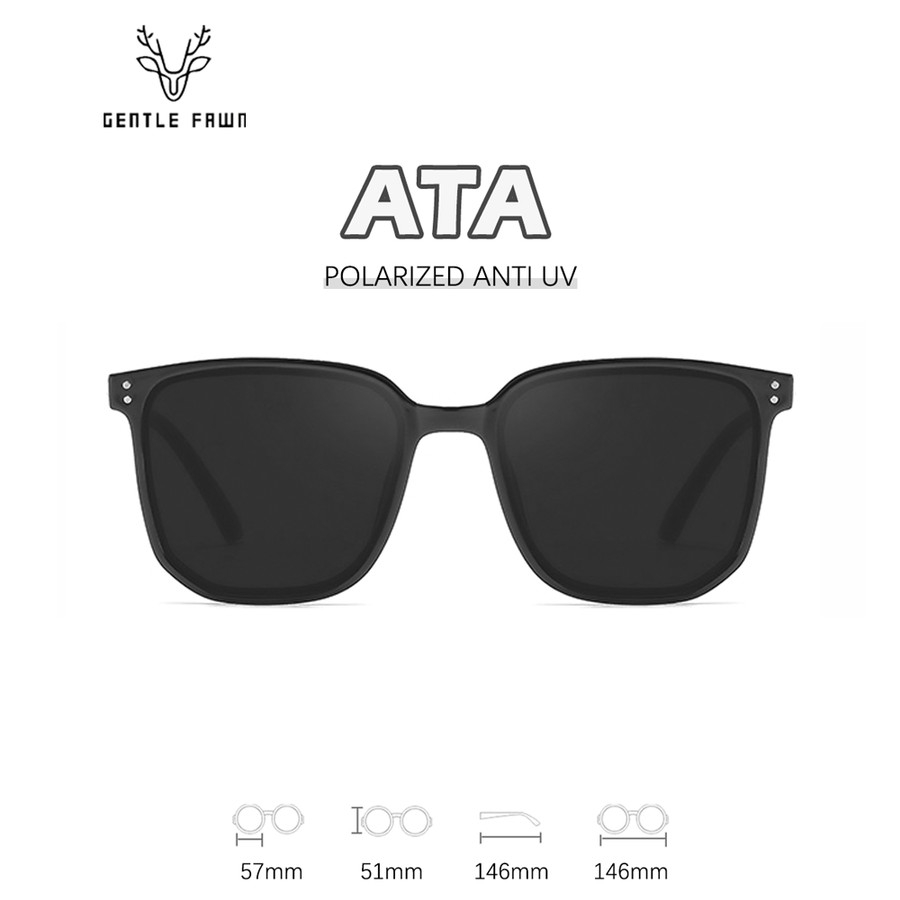 Jual Gentle Fawn Kacamata Hitam Sunglasses Polarized Fashion Korea Anti Silau Uv Style Pria