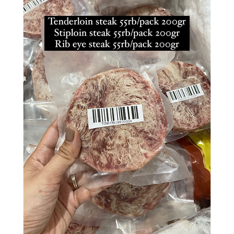Jual BLUE LABEL STEAK Meltique / tenderloin / sirloin / striploin