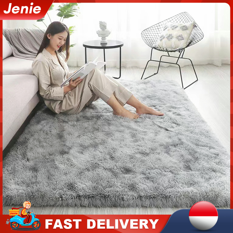 Jual Karpet Rasfur Bulu Jumbo 200 x 160cm Karpet Fluffy PremiumTebal ...