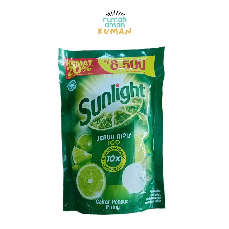 Jual SUNLIGHT SABUN CUCI PIRING JERUK NIPIS REFILL 370ml | Shopee Indonesia