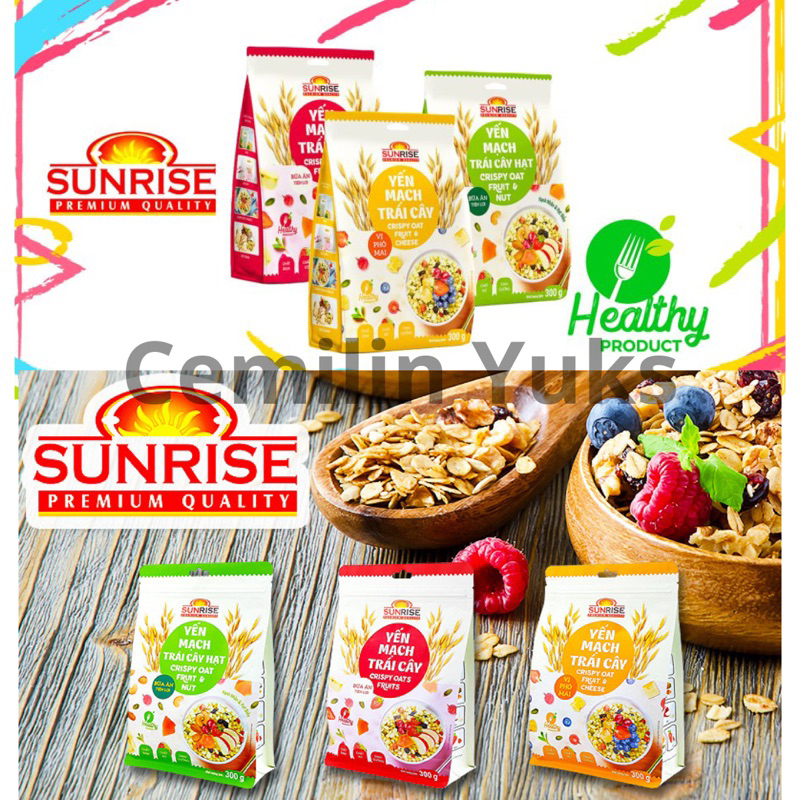Jual Sunrice Crispy Oat 300g Crispy Oat Fruit Oat Nuts Cereal Oat ...