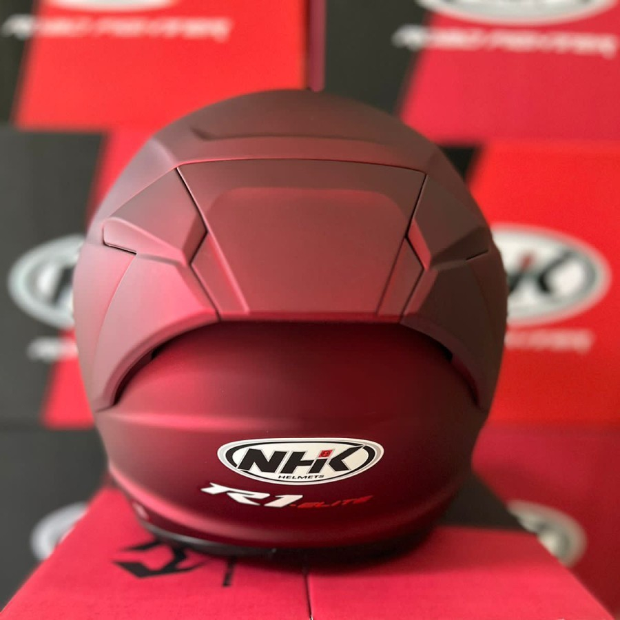 Jual HELM NHK R1 Elite Solid - Royal Red Doff | Shopee Indonesia