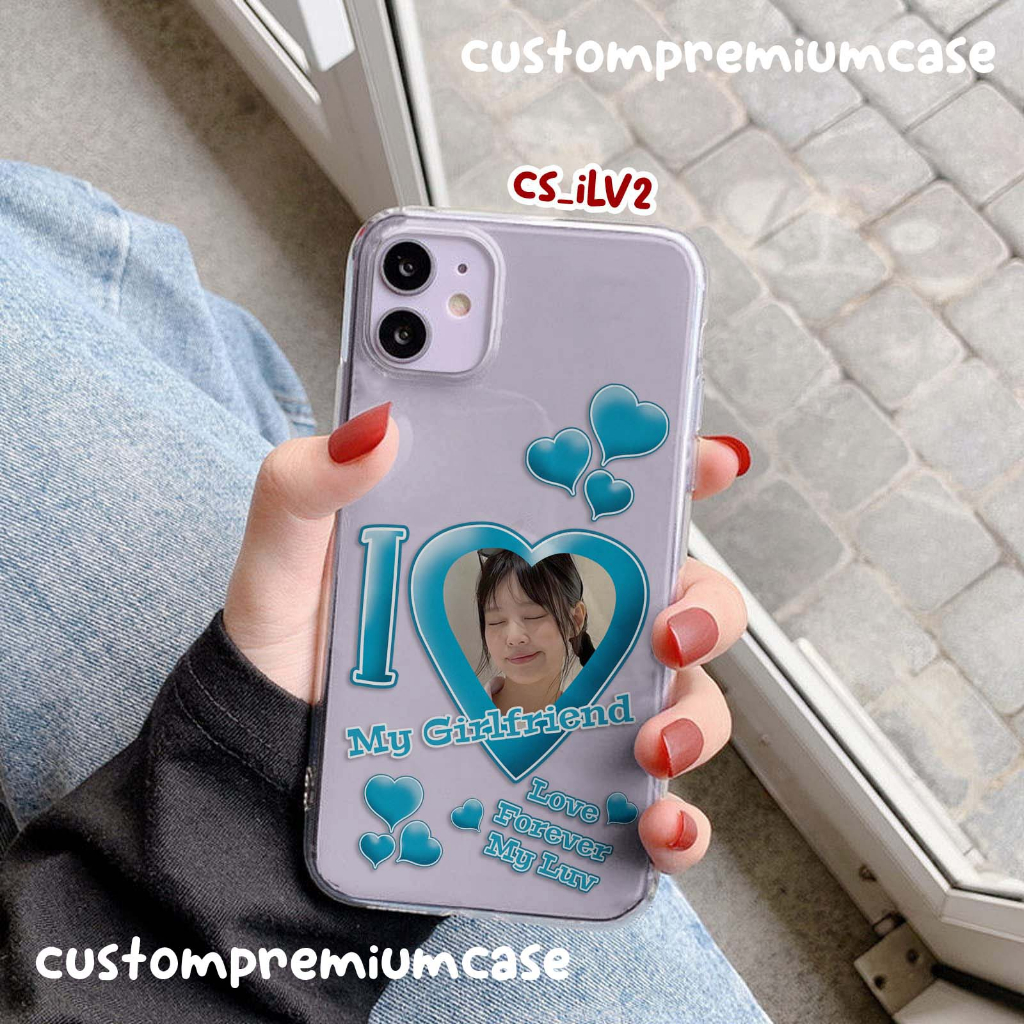 Jual CUSTOM CASE FRAME HATI I LOVE YOU / MY BOYFRIEND / MY GIRLFRIEND ...