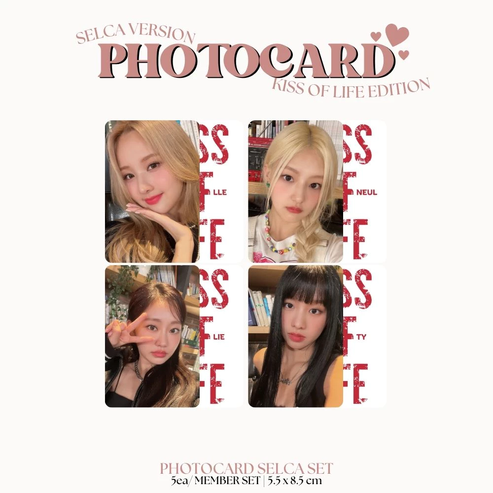 Photocard Kiss of Life Selca Dua Sisi Terbaik untuk Koleksi