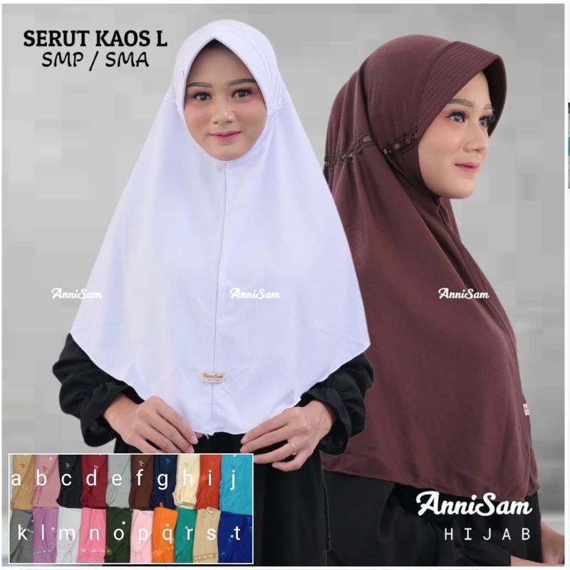 Jual RABANNI KW UKURAN SUPER L/RABBANI SMP SMA / Jilbab Sekolah ...