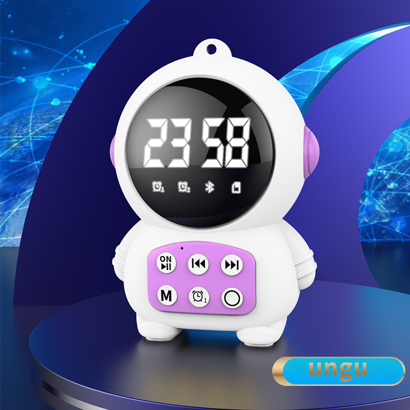 Jual GOOJODOQ Speaker Jam Bluetooth Portable Dan FM Radio Wireless Bass