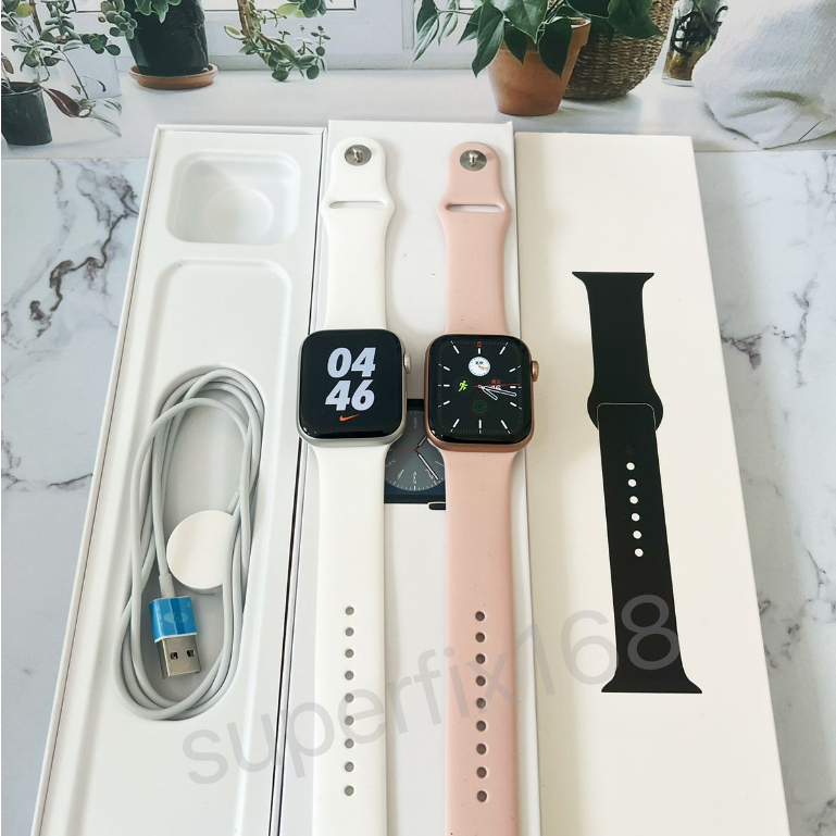 Apple Watch iWatch Series 3 4 5 6 SE 40MM 44MM Second Original Fullset Bergaransi EX Internasional