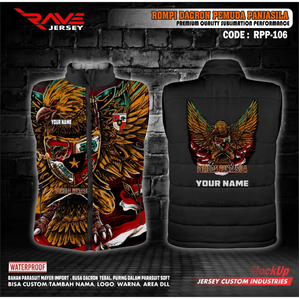 Jual ROMPI PUFFER/DACRON/GELEMBUNG PEMUDA PANCASILA PP SESI 3 FULL ...