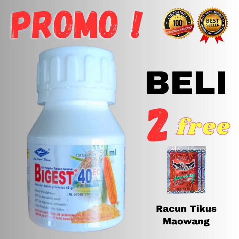 Jual BIGEST 50 Ml Biggest 40 EC ZPT GIBERELIN Zat Pengatur Tumbuh ...