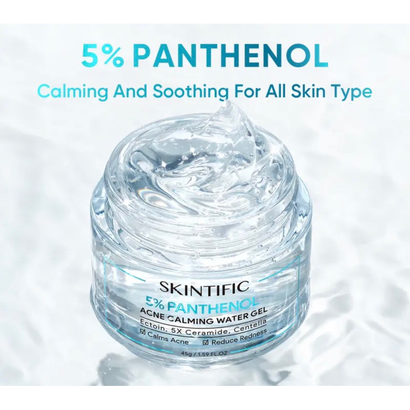 Jual Skintific 5 Panthenol Acne Calming Water Gel Moisturizer cooling
