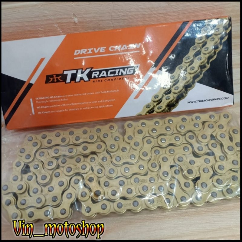 Jual Rantai 520 HS Gold TK Racing Original Universal Ninja 250 CBR 250 ...