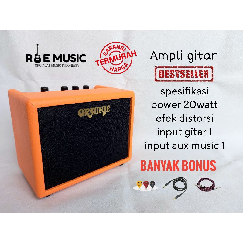 Jual Ampli gitar/bass 2 input bisa untuk karaoke murah bergaransi