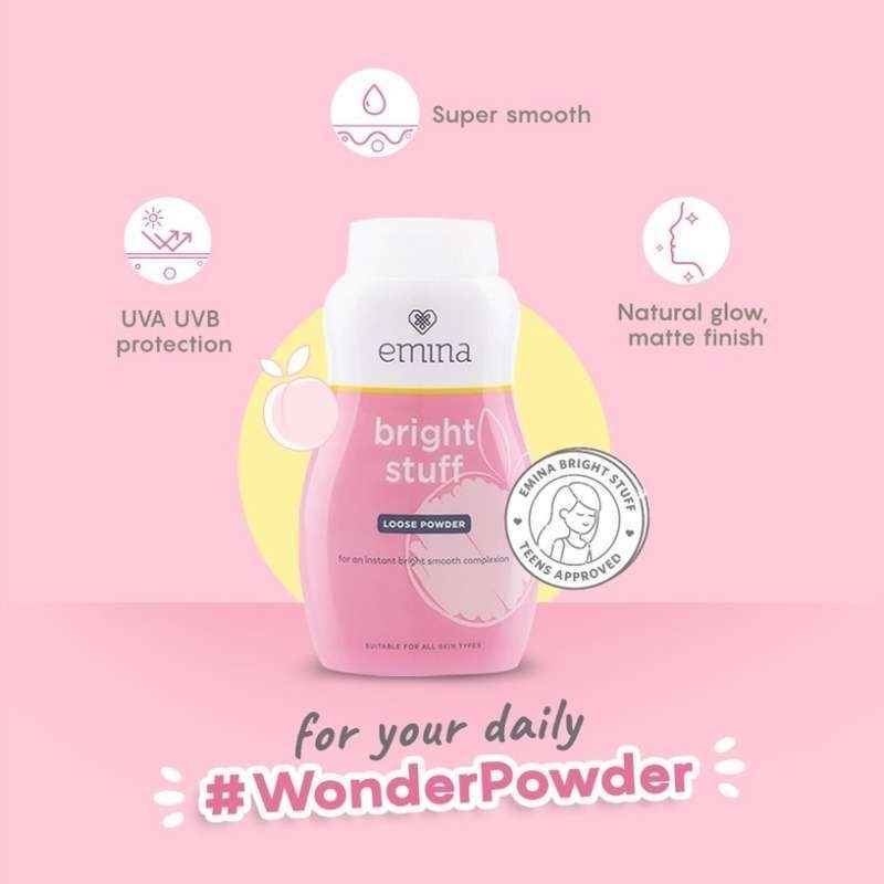Jual Emina Bright Stuff Loose Powder 55g | Shopee Indonesia