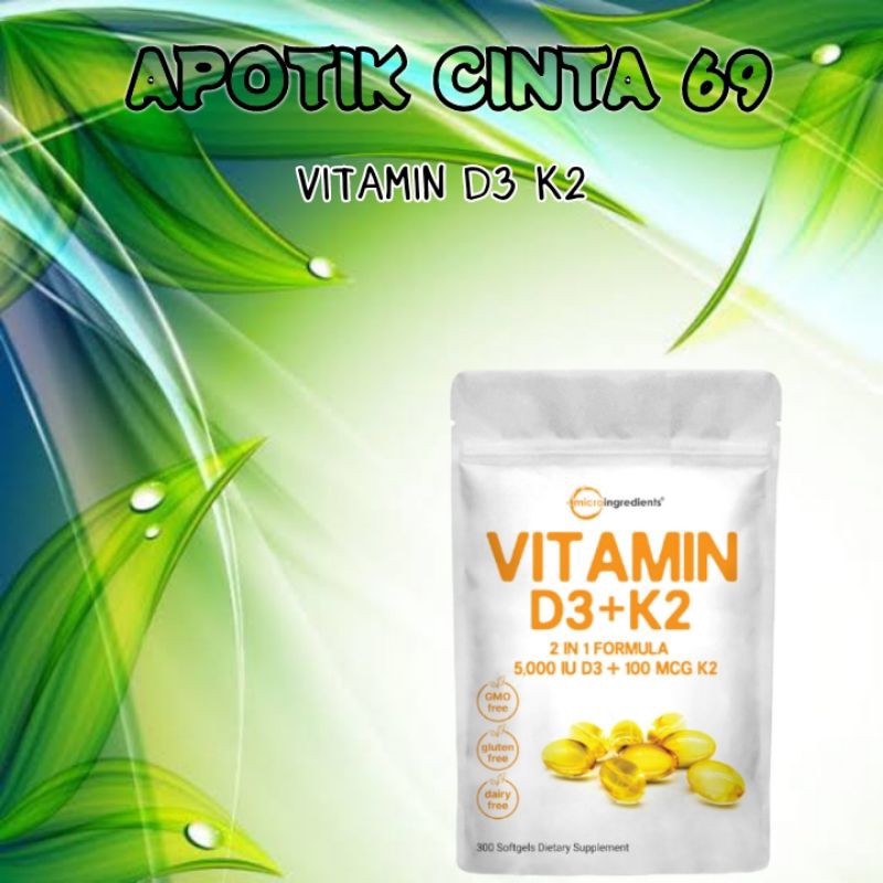Jual Micro ingredients Vitamin d3 125 mcg softgel Vitamin