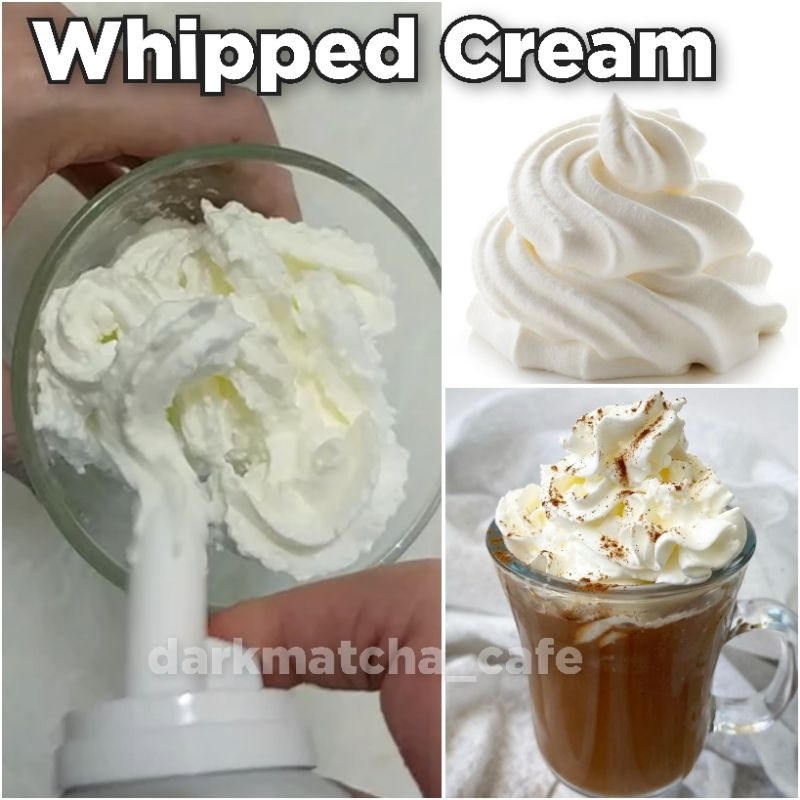 Jual Whipped cream dairy whip cream semprot siap saji kaleng whipping