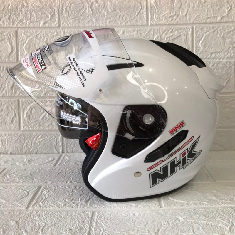 Jual Helm NHK R1 White | Shopee Indonesia