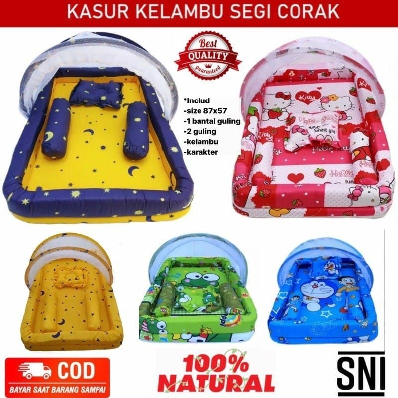 Jual Kasur Bayi Kelambu Kolam Kelambu Set Bantal Guling Bayi Baru Lahir