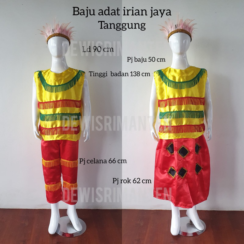 Jual Set Baju adat anak Irian Jaya | Shopee Indonesia