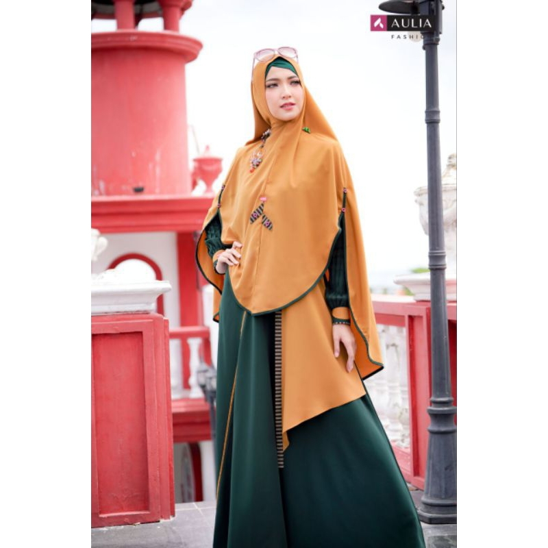 Jual Baju Gamis Aulia Terbaru Hagia Shopia Seragam Couple Lebaran