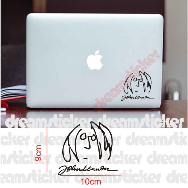 Jual Stiker John Lennon Band Sticker Laptop MacBook Decal | Shopee ...