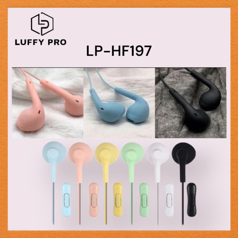 Jual LUFFY PRO - Headset / Handfree Stereo Macaron LP-HF197 HIFi Extra ...