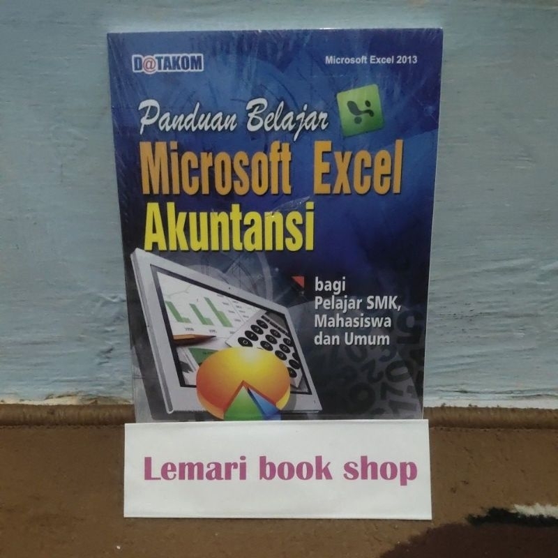 Jual buku panduan belajar microsoft excel akutansi shopee indonesia