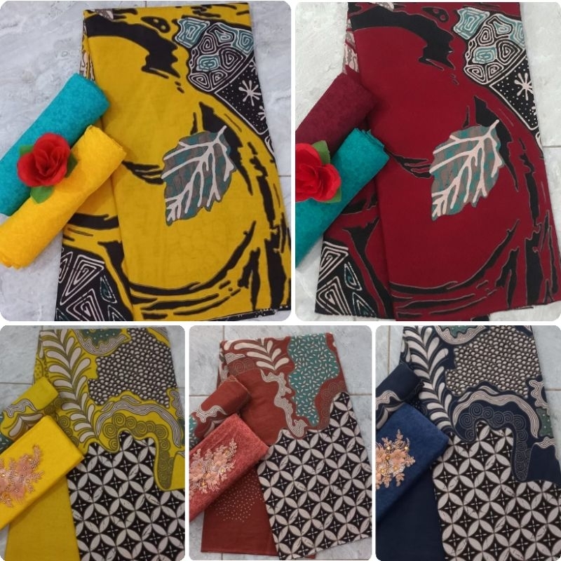Jual KAIN BATIK MOTIF BIANCA DAN EMBOS TERPISAH | Shopee Indonesia