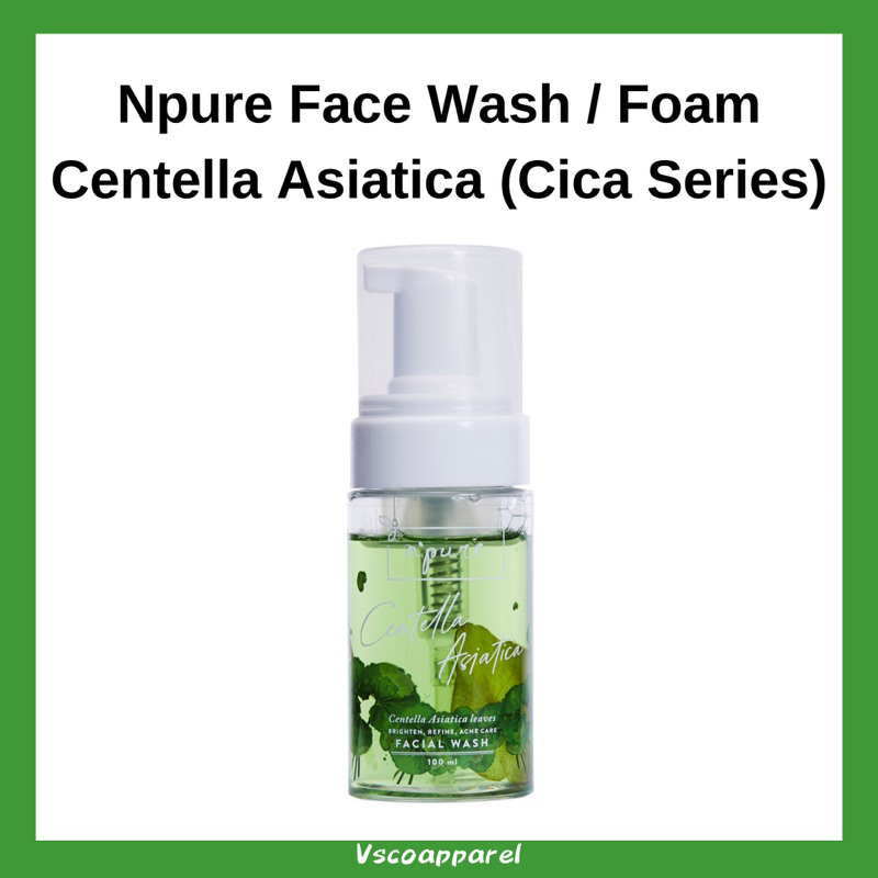 Jual NPURE Face Wash / FOAM CENTELLA ASIATICA (Cica Series) | Shopee ...