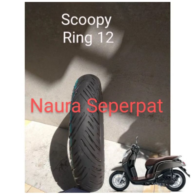 Jual Ban Depan Scoopy Donat Tubles Ukuran 100/90 Ring 12 Merek Federal ...