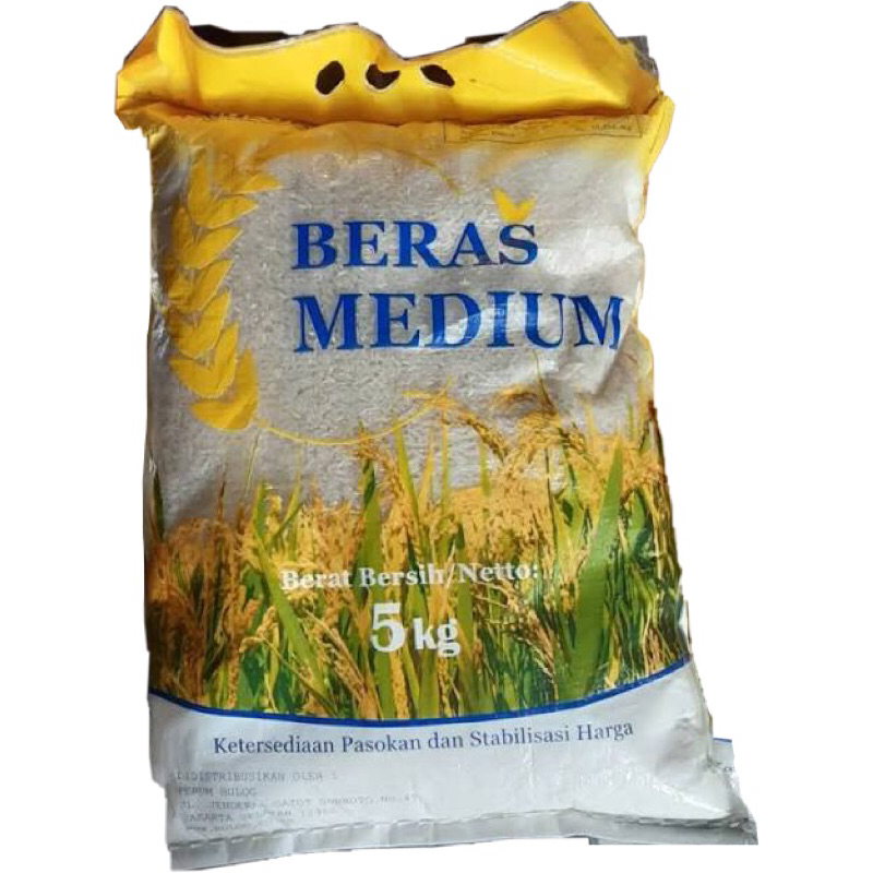 Jual beras medium 5kg | Shopee Indonesia