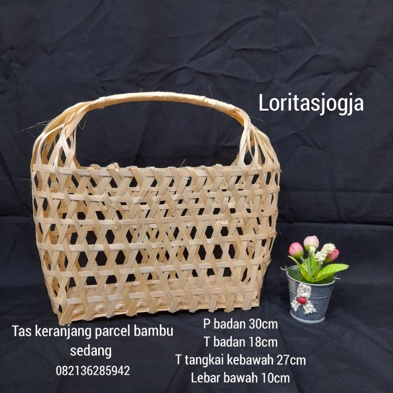 Jual Tas Hampers Keranjang Bambu Sedang Shopee Indonesia 5257