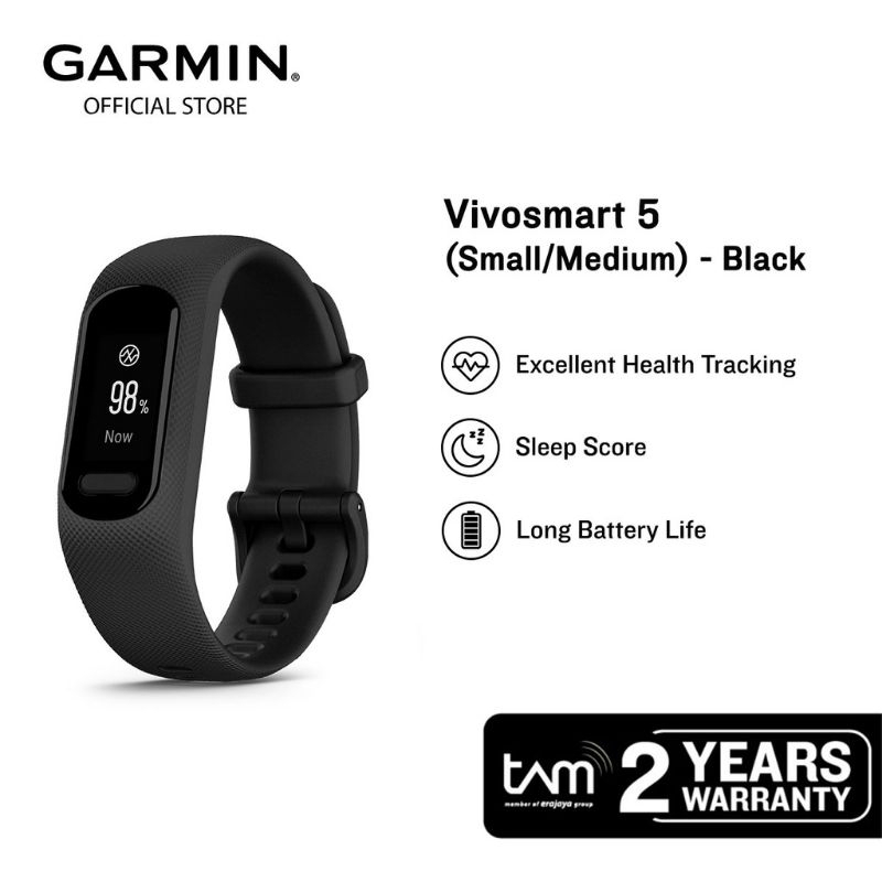 Jual Garmin Vivosmart 5 (Small/Medium) | Shopee Indonesia