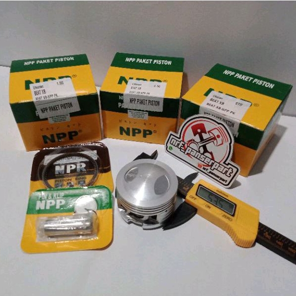 Jual PISTON KIT BEAT XB//SEHER SET RING BORE UP 130 CC PEN 13 MM HONDA