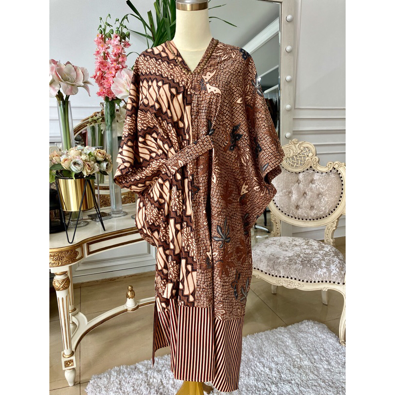 Jual Kaftan Batik | Kombinasi Clasic | Shopee Indonesia