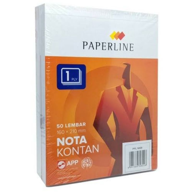 Jual [10 BUKU] NOTA KONTAN BESAR 1 RANGKAP PAPERLINE / NCR B1 / NOTA 1 ...