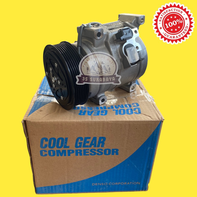 Jual Kompresor Innova Bensin Toyota 2004-2015 10S15 Double Blower Denso ...